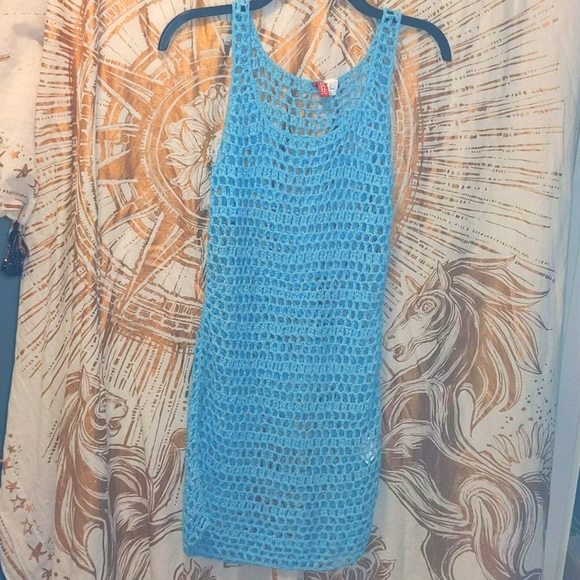 Divided by H&M Netted Blue Dress - Picture 1 of 6